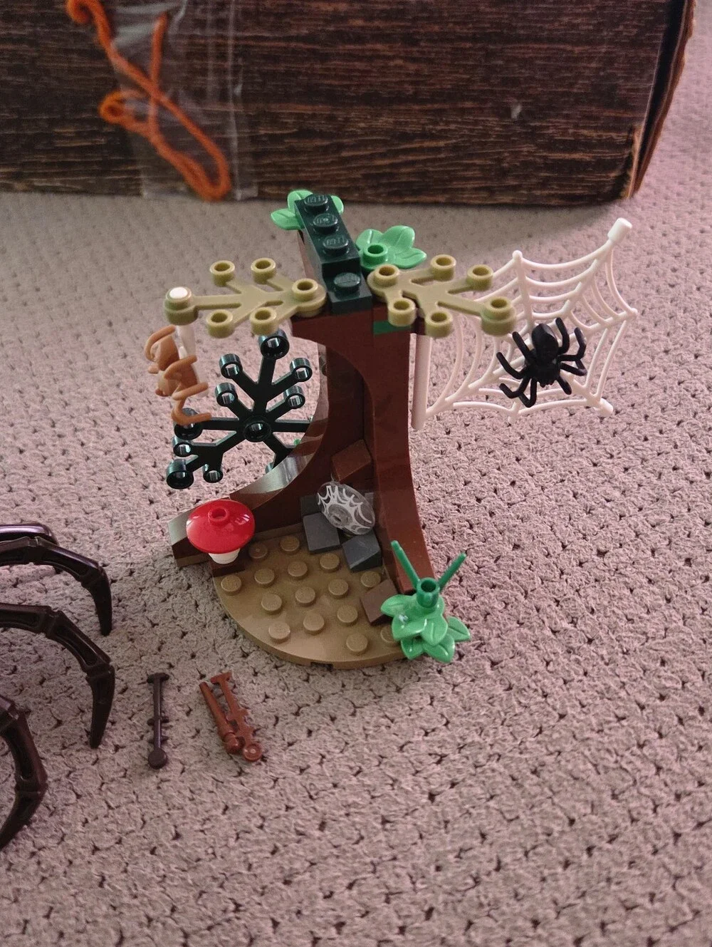 LEGO Harry Potter Aragog's Lair (75950) Minifigures, instructions manual, no box